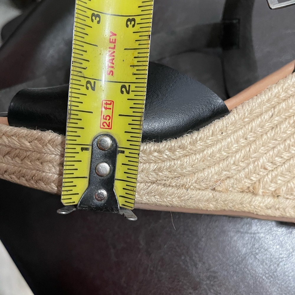 torrid Black Espadrille Wedge Sandals - Picture 6 of 7